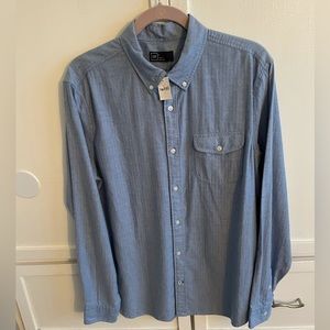 Gap Live-In Long Sleeve Button Down Shirt 100%Cotton NWT